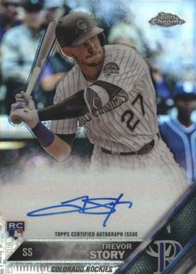 2016 Topps Chrome #RA-TS Rookie Auto - Refractor /499