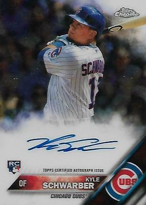 Kyle Schwarber 2023 Bowman Chrome #WBC-89 WBC Flag - Orange