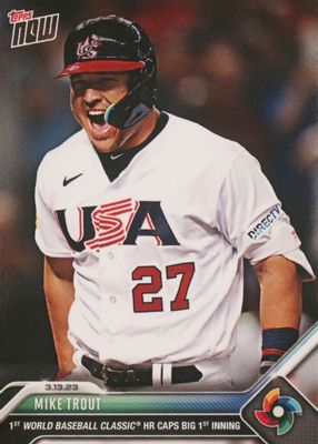 2023 Topps Now #WBC-41 World Baseball Classic (Print Run: 2,781)