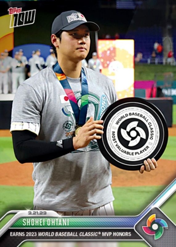 Shohei Ohtani 2023 Topps Now #WBC-73 World Baseball Classic (Print Run: 17,071) RAW