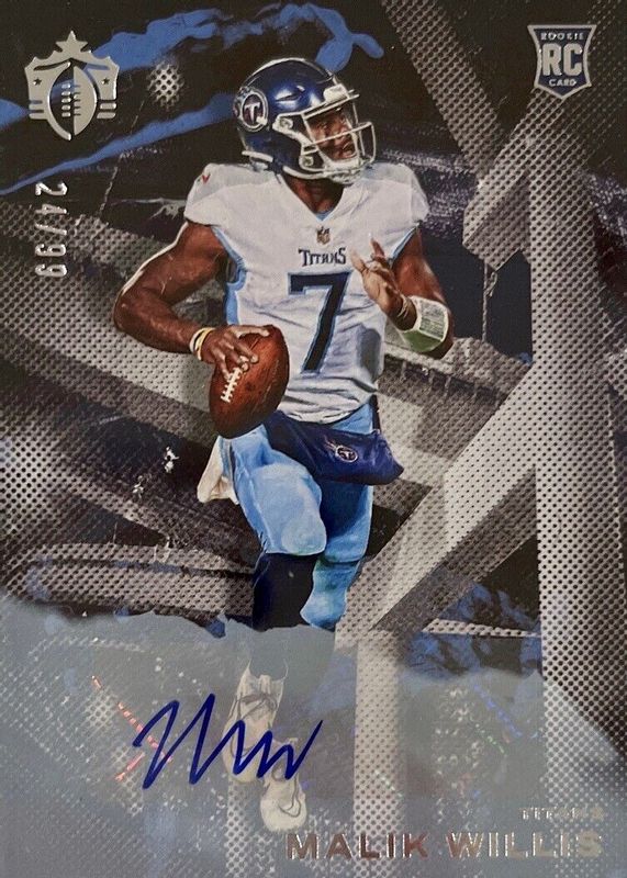 Malik Willis 2022 Chronicles #GR-2 Gridiron Kings Signatures (/99) Rookie SGC 9.5