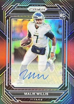 2022 Chronicles #PB-7 Prizm Black Signatures - Red (/99)
