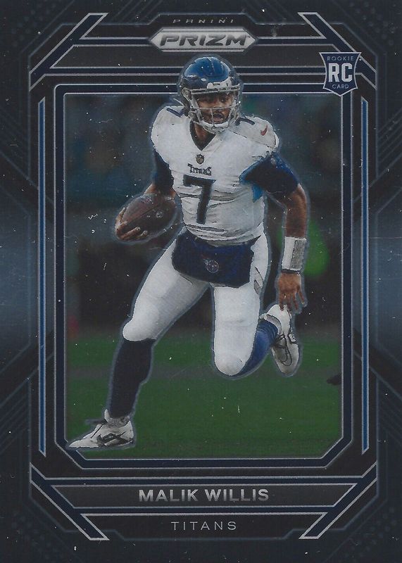 Malik Willis 2022 Chronicles #PB-7 Prizm Black Rookie PSA 10