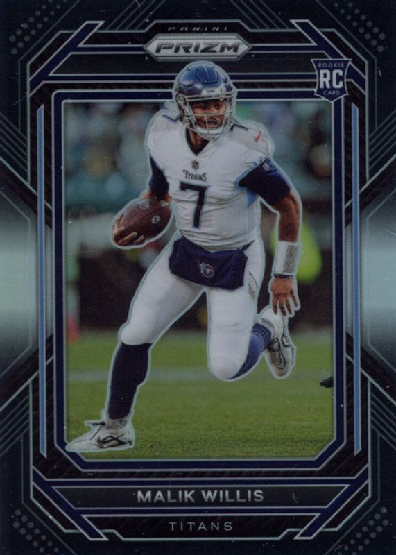 Malik Willis 2022 Chronicles #PB-7 Prizm Black - Silver Rookie SGC 10