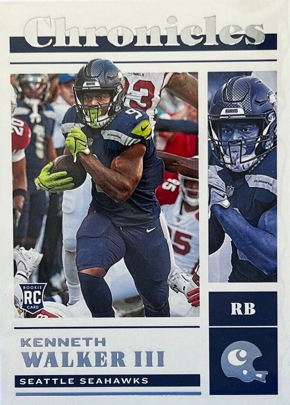 Kenneth Walker III 2022 Chronicles #42 Base Rookie RAW