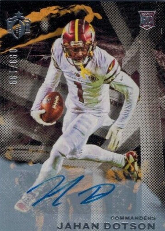 Jahan Dotson 2022 Chronicles #GR-9 Gridiron Kings Signatures (/199) Rookie SGC 9