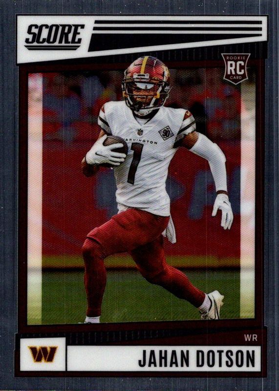 Jahan Dotson 2022 Chronicles #SP-381 Score Premium Update Rookie BGS 9.5