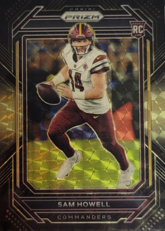 Sam Howell 2022 Chronicles #PB-10 Prizm Black - Gold Vinyl /5 Rookie SGC 10