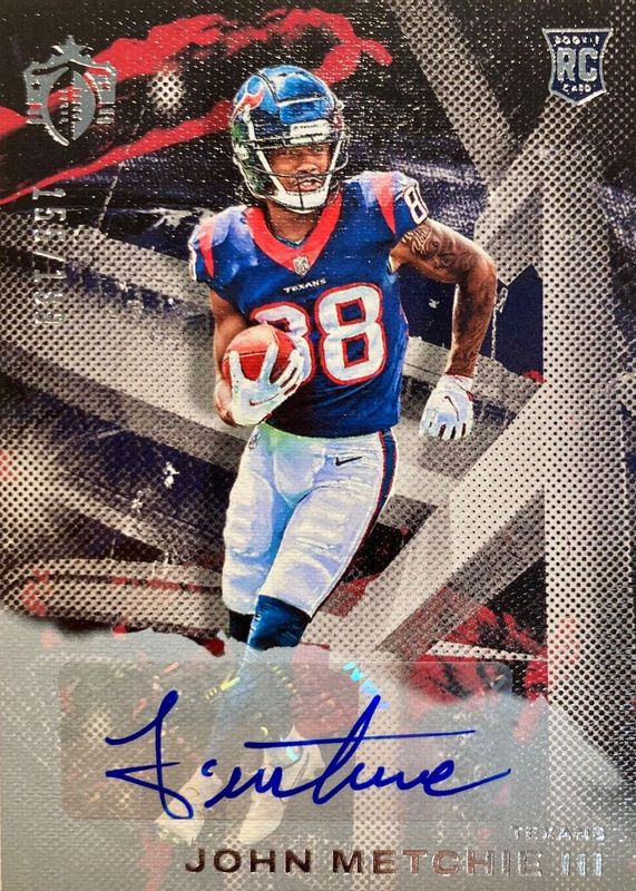 John Metchie III 2022 Chronicles #GR-13 Gridiron Kings Signatures (/199) Rookie RAW