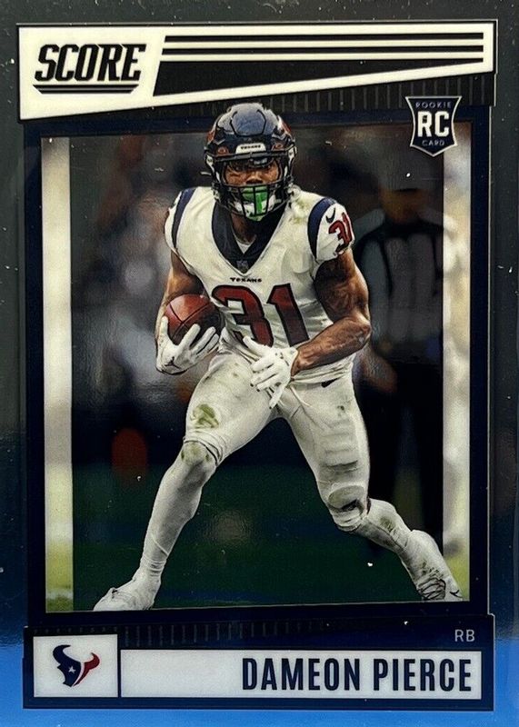 Dameon Pierce 2022 Chronicles #SP-345 Score Premium Update Rookie RAW