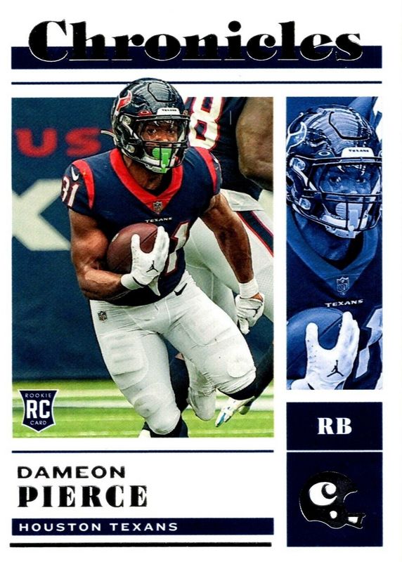 Dameon Pierce 2022 Chronicles #35 Base Rookie RAW