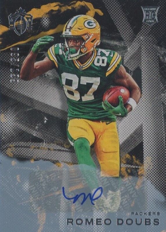 Romeo Doubs 2022 Chronicles #GR-26 Gridiron Kings Signatures (/199) Rookie RAW