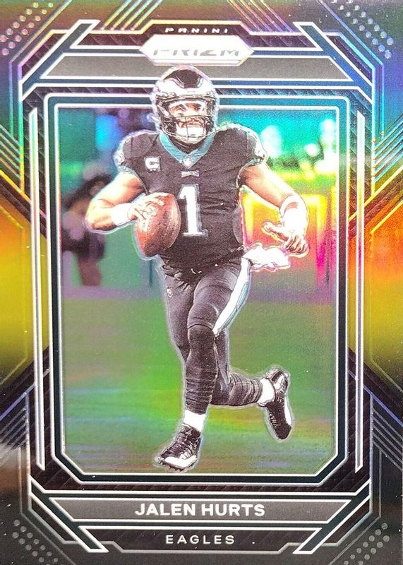 Jalen Hurts 2022 Chronicles #PB-1 Prizm Black - Gold /10 PSA 10