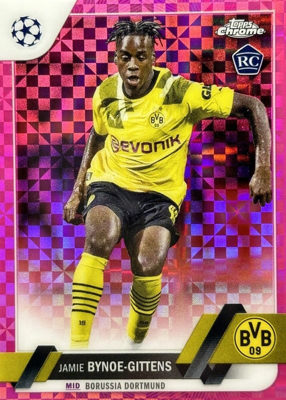 2022 Topps Chrome UEFA Club Competitions #43 Pink X-Fractor /250