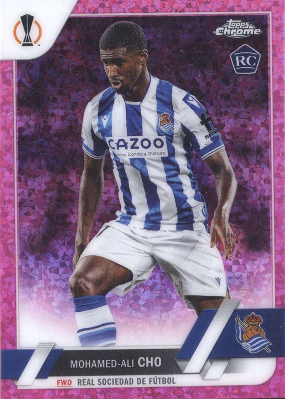 2022 Topps Chrome UEFA Club Competitions #3 Pink Mini-Diamond Refractor /175