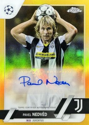 Pavel Nedved 2022 Topps Chrome UEFA Club Competitions #CA-PN 