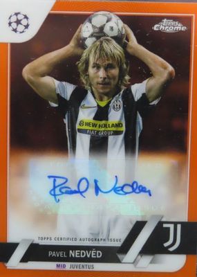 2022 Topps Chrome UEFA Club Competitions #CA-PN Autographs - Orange Refractor /25