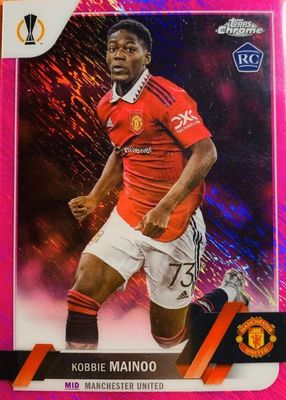 2022 Topps Chrome UEFA Club Competitions #118 Pink Shimmer Refractor /250