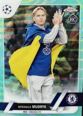 Mykhailo Mudryk 2022 Topps Merlin Chrome UEFA Club