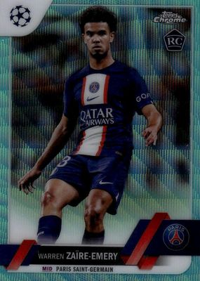 2022 Topps Chrome UEFA Club Competitions #135 Aqua Wave Refractor /199