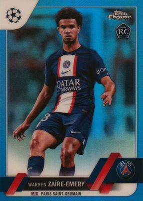 2022 Topps Chrome UEFA Club Competitions #135 Blue Refractor /150