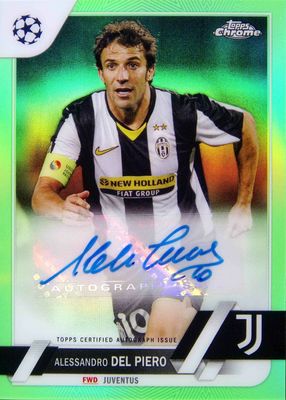 2022 Topps Chrome UEFA Club Competitions #CA-AD Autographs - Neon Green Refractor /99