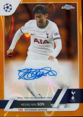 2022 Topps Chrome UEFA Club Competitions #CA-HS Autographs - Orange Lava Refractor