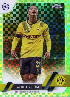 2022 Topps Chrome UEFA Club Competitions #22 Neon Green X-Fractor /399