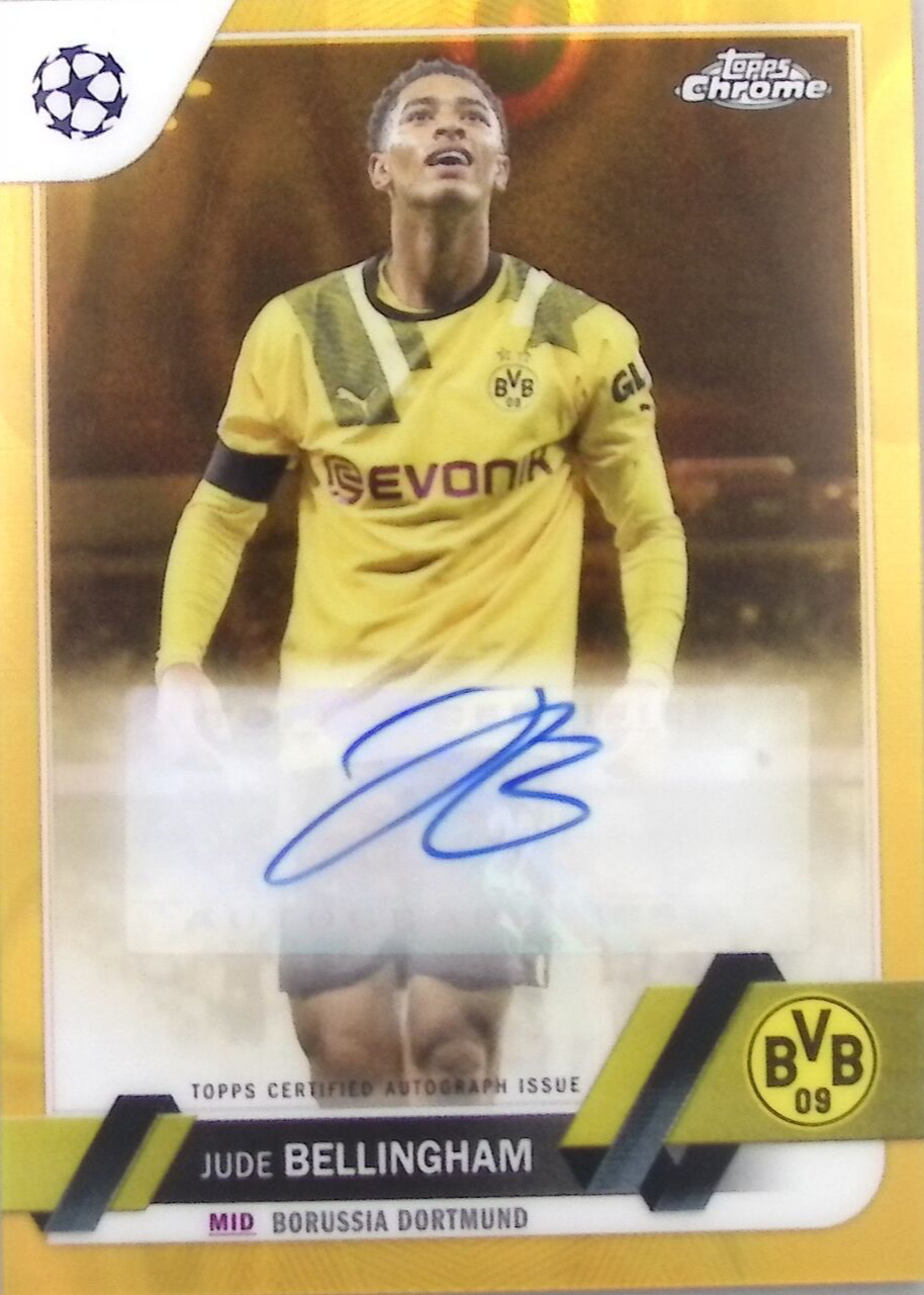 Jude Bellingham 2022 Topps Chrome UEFA Club Competitions 