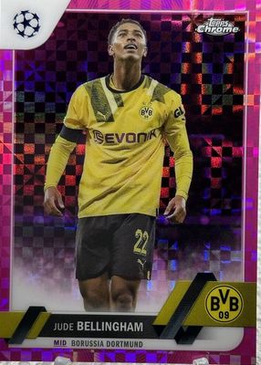 2022 Topps Chrome UEFA Club Competitions #22 Pink X-Fractor /250