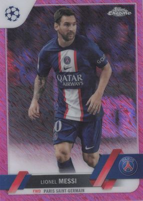 2022 Topps Chrome UEFA Club Competitions #1 Pink Shimmer Refractor /250