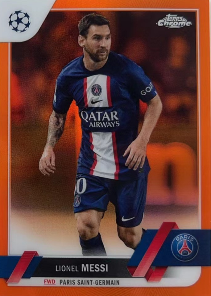 Topps Chrome UEFA LIONEL MESSI 世界399枚限定 Lionel Messi 2022 Topps Chrome UEFA Club Competitions #1