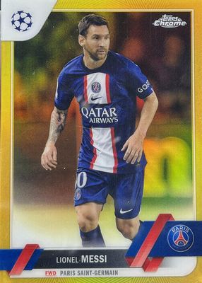 2022 Topps Chrome UEFA Club Competitions #1 Gold Refractor /50
