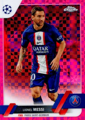 2022 Topps Chrome UEFA Club Competitions #1 Pink X-Fractor /250