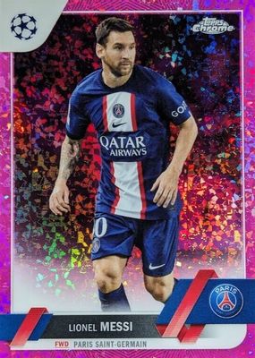 2022 Topps Chrome UEFA Club Competitions #1 Pink Mini-Diamond Refractor /175