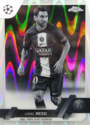 2022 Topps Chrome UEFA Club Competitions #1 Black & White RayWave Refractor