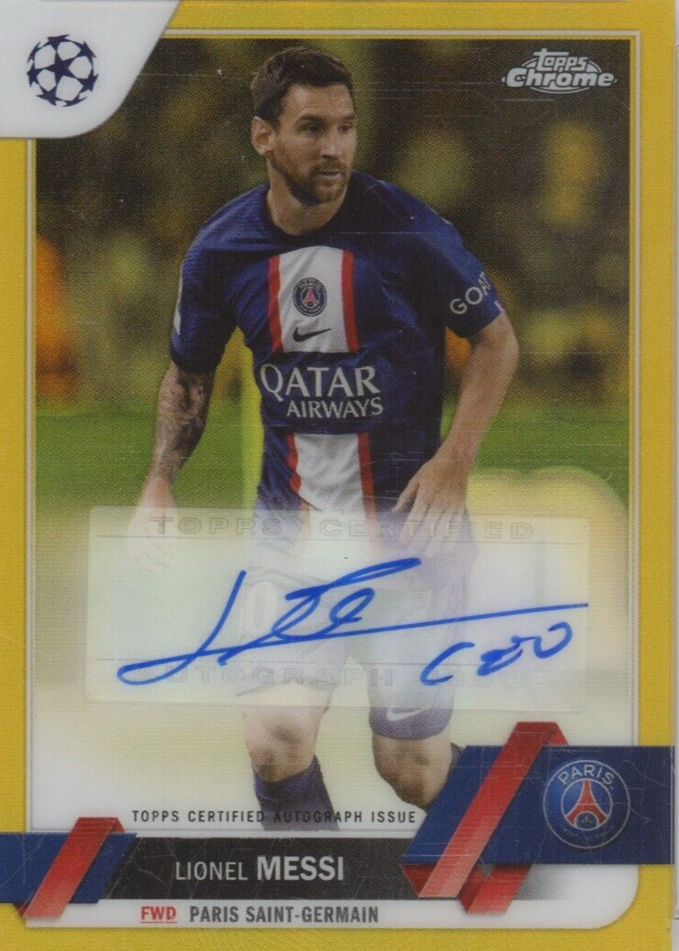 Lionel Messi 2022 Topps Chrome UEFA Club Competitions #CA-LM