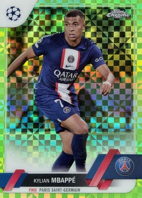 2022 Topps Chrome UEFA Club Competitions #100 Neon Green X-Fractor /399