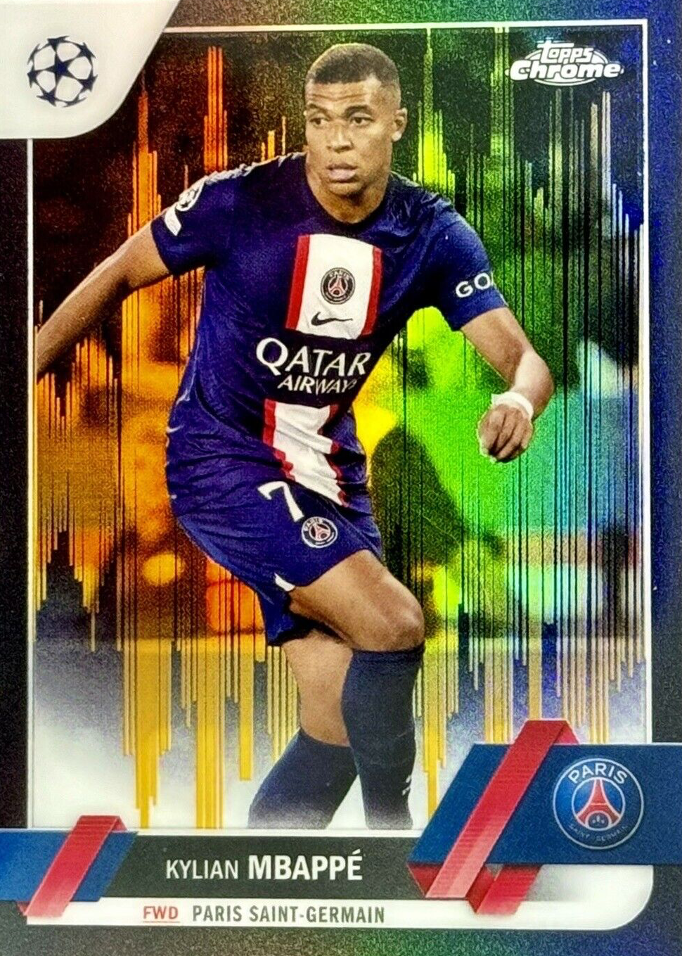 世界250枚限定！Topps Chrome KYLIAN MBAPPE エムバペ 2023 KYLIAN MBAPPE /250 TOPPS CHROME UEFA CHAMPIONS LEAGUE