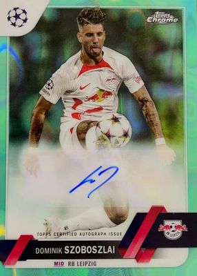 2022 Topps Chrome UEFA Club Competitions #CA-DS Autographs - Aqua Lava Refractor