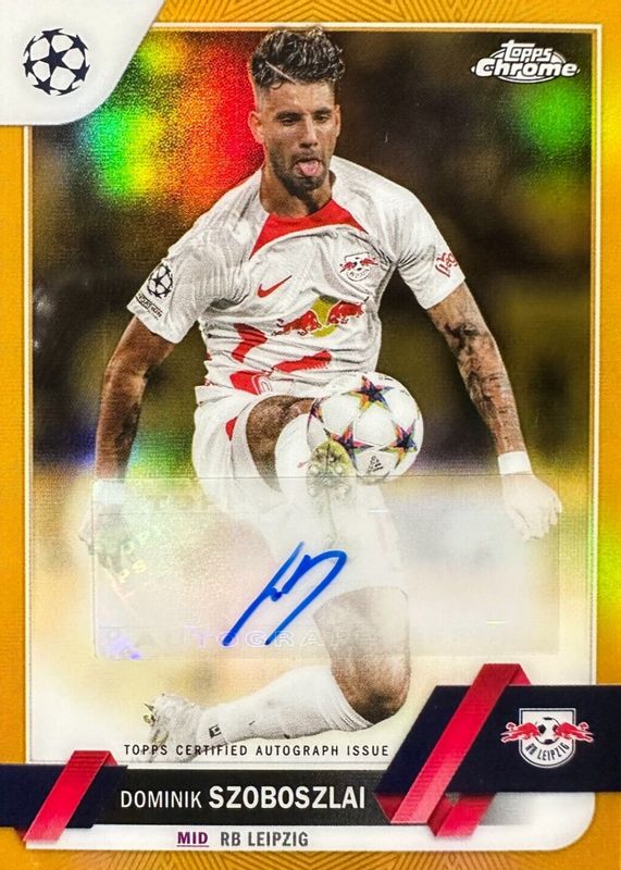 2022 Topps Chrome UEFA Club Competitions #CA-DS Autographs - Gold Refractor /50