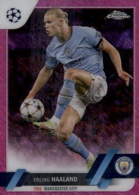 2022 Topps Chrome UEFA Club Competitions #99 Pink Shimmer Refractor /250