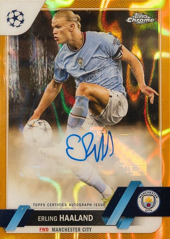 2022 Topps Chrome UEFA Club Competitions #CA-EH Autographs - Gold Lava Refractor