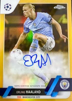2022 Topps Chrome UEFA Club Competitions #CA-EH Autographs - Gold Refractor /50