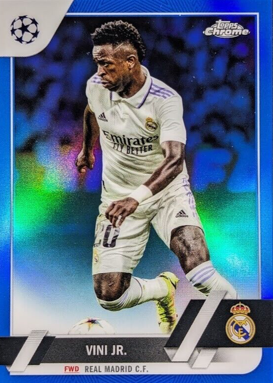 Vinicius Jr. 2022 Topps Chrome UEFA Club Competitions #20 Blue