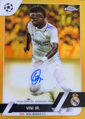 2022 Topps Chrome UEFA Club Competitions #CA-V Autographs - Gold Refractor /50