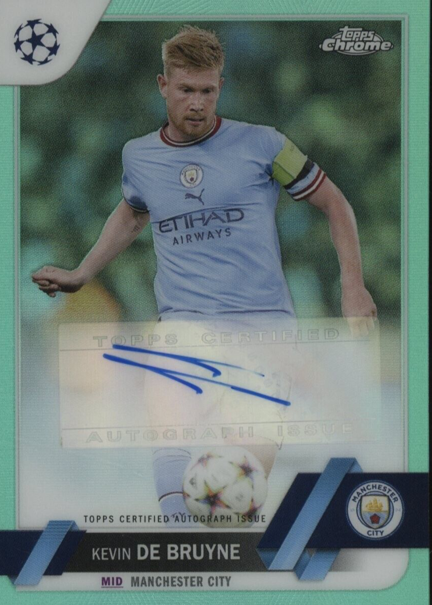 Kevin De Bruyne 2022 Topps Chrome UEFA Club Competitions #CA-KD 