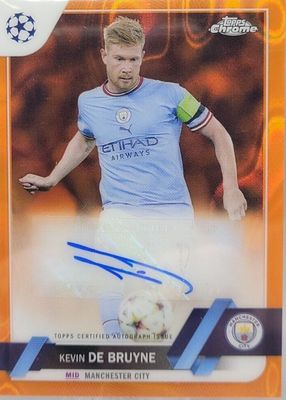 2022 Topps Chrome UEFA Club Competitions #CA-KD Autographs - Orange Lava Refractor