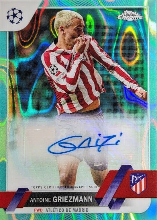 Topps chrome グリーズマン サイン griezmann auto 22-23 Topps