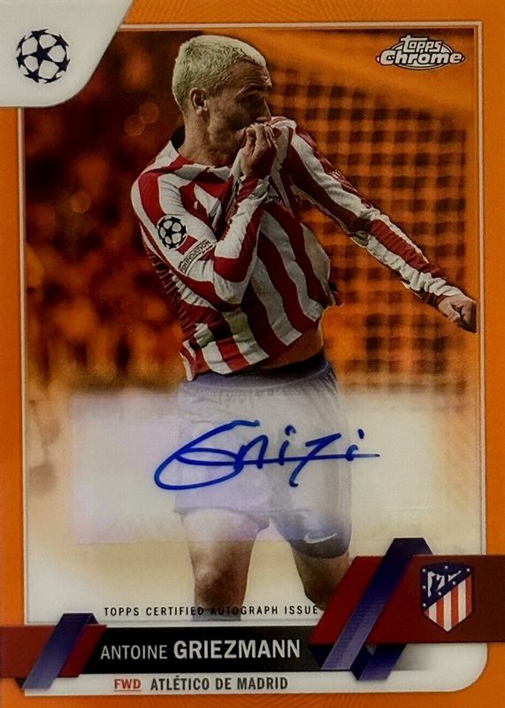 ご検討の程よろしくお願いします22-23 Topps GRIEZMANN グリーズマン 直筆サイン 世界50枚